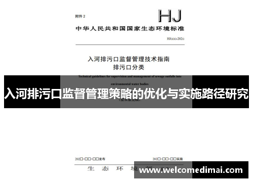 入河排污口监督管理策略的优化与实施路径研究